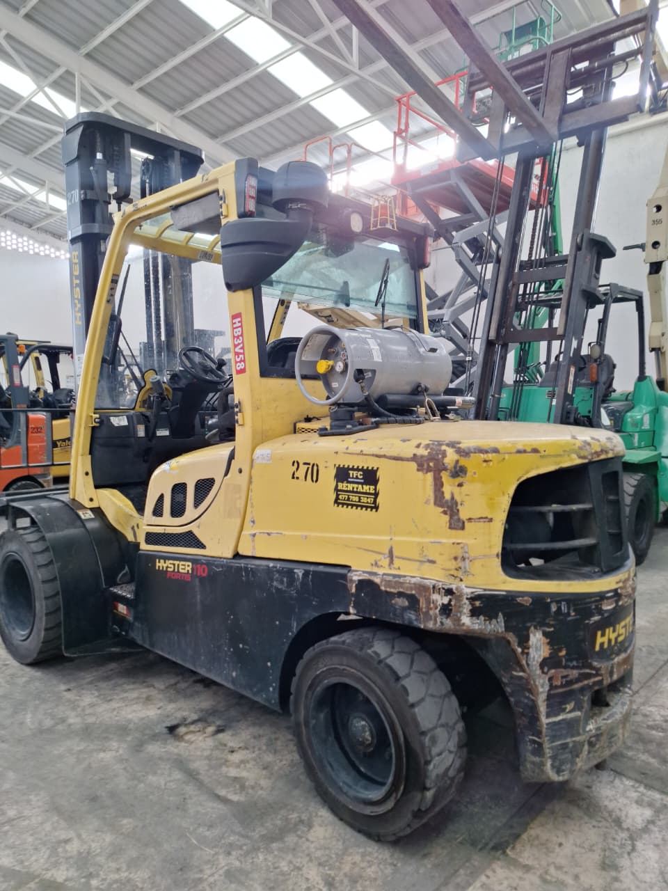 Montacargas Hyster H110FT #INT. 270 - Imagen 3